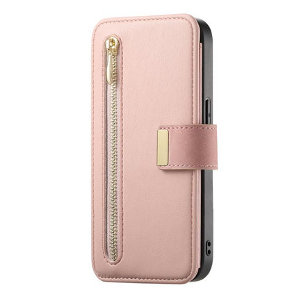 Ring Zipper Wallet RFID Blocking MagSafe Leather Phone Case, For iPhone 11 Pro Max, For iPhone 11, For iPhone 11 Pro