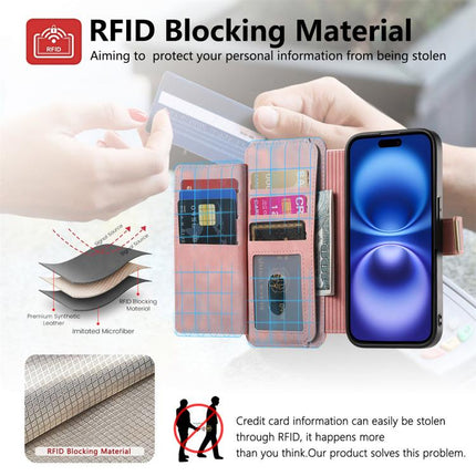 Ring Zipper Wallet RFID Blocking MagSafe Leather Phone Case, For iPhone 11 Pro Max, For iPhone 11, For iPhone 11 Pro
