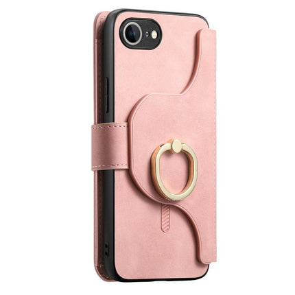 Ring Zipper Wallet RFID Blocking MagSafe Leather Phone Case, For iPhone 17e / 16e, For iPhone 16 Pro Max, For iPhone 16 Pro