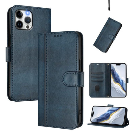 Line Splicing Buckle Retro Leather Phone Case, For iPhone 12 / 12 Pro, For iPhone 12 Pro Max, For iPhone 12 mini