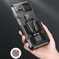 Funda protectora de PC + TPU a prueba de golpes Machine Armor Warrior para iPhone 12 mini, iPhone 12/12 Pro, iPhone 12 Pro Max, Samsung Galaxy Note 20 Ultra