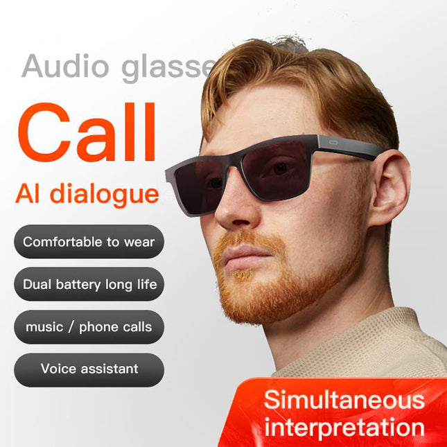 E10 Pro Smart Audio Bluetooth Glasses, Style: AI Translation