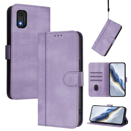 Line Splicing Buckle Retro Leather Phone Case, For itel A23 Pro / A17, For itel P55 5G, For itel RS4