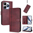 For itel P55 4G / Infinix Smart 8 / Wine Red