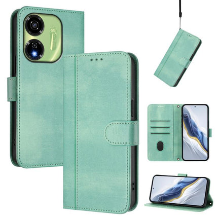Line Splicing Buckle Retro Leather Phone Case, For itel A23 Pro / A17, For itel P55 5G, For itel RS4