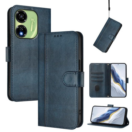 Line Splicing Buckle Retro Leather Phone Case, For itel A23 Pro / A17, For itel P55 5G, For itel RS4