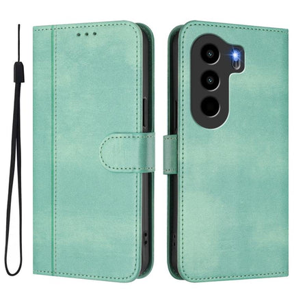 Line Splicing Buckle Retro Leather Phone Case, For itel Power 70, For itel S25 Ultra 4G, For itel S25 4G