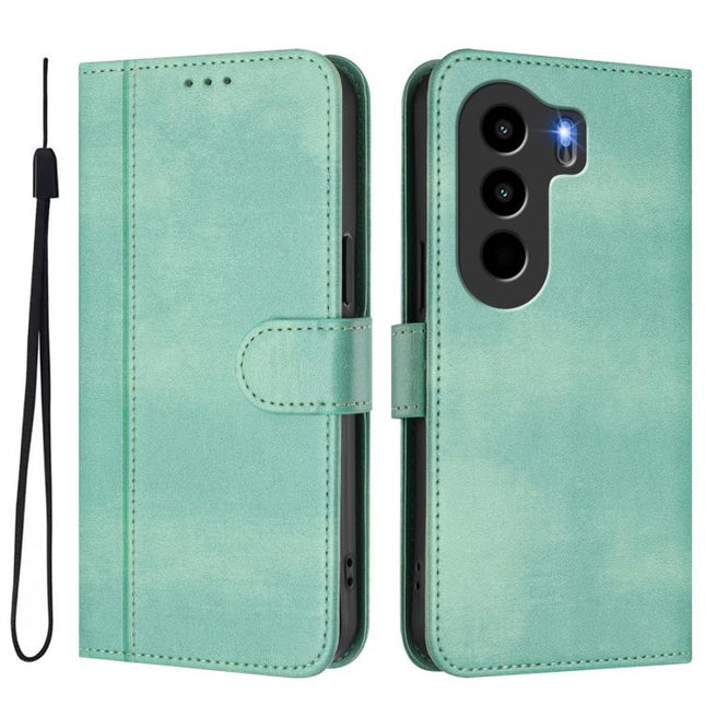 Line Splicing Buckle Retro Leather Phone Case, For itel Power 70, For itel S25 Ultra 4G, For itel S25 4G