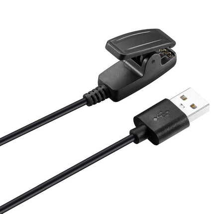 xDfind USB-A Port Smart Watch Clip Charger with Data Transmission, Length: 1m, For Garmin Forerunner 645 / 35 / S20 / Lily 2