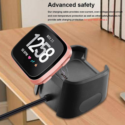 xDfind USB-A Port Watch Charging Dock Base Stand Holder, Length: 1m, For Fitbit Versa 2