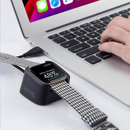 xDfind USB-A Port Watch Charging Dock Base Stand Holder, Length: 1m, For Fitbit Versa 2