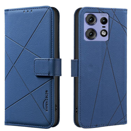 Geometric Pattern RFID Leather Phone Case, For Motorola Edge 50 Pro 5G, For Motorola Moto G34 5G, For Motorola Moto G84 5G, For Motorola Moto G14 4G / G54 5G EU