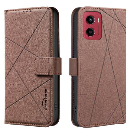 Geometric Pattern RFID Leather Phone Case, For Motorola Moto G56 5G, For Motorola Edge 60 Pro, For Motorola Moto G05 / E15, For Motorola Moto G15