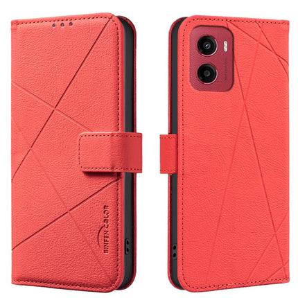 Geometric Pattern RFID Leather Phone Case, For Motorola Moto G56 5G, For Motorola Edge 60 Pro, For Motorola Moto G05 / E15, For Motorola Moto G15