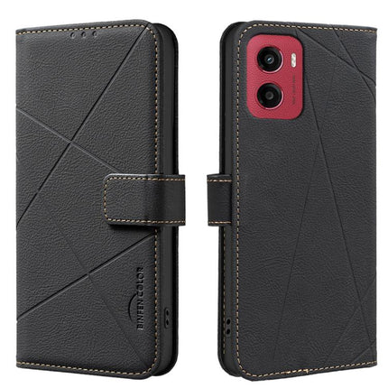 Geometric Pattern RFID Leather Phone Case, For Motorola Moto G56 5G, For Motorola Edge 60 Pro, For Motorola Moto G05 / E15, For Motorola Moto G15