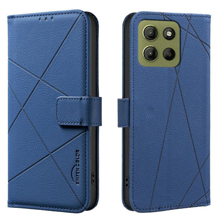 Geometric Pattern RFID Leather Phone Case, For Motorola Moto G56 5G, For Motorola Edge 60 Pro, For Motorola Moto G05 / E15, For Motorola Moto G15
