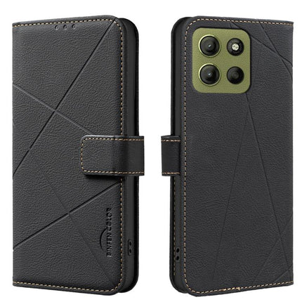 Geometric Pattern RFID Leather Phone Case, For Motorola Moto G56 5G, For Motorola Edge 60 Pro, For Motorola Moto G05 / E15, For Motorola Moto G15