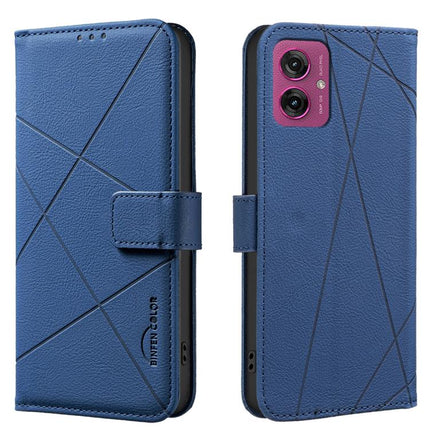 Geometric Pattern RFID Leather Phone Case, For Motorola Moto G75, For Motorola Moto G35 5G, For Motorola Moto G55 5G, For Motorola Moto G04 / G24 / E14