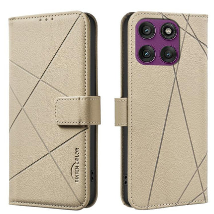 Geometric Pattern RFID Leather Phone Case, For Motorola Moto G56 5G, For Motorola Edge 60 Pro, For Motorola Moto G05 / E15, For Motorola Moto G15