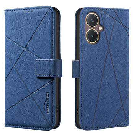 Geometric Pattern RFID Leather Phone Case, For vivo Y35 4G / Y22S, For vivo Y21 / Y21S / Y33S, For vivo Y27 4G
