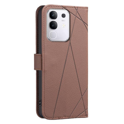 Geometric Pattern RFID Leather Phone Case, For vivo Y29 4G, For vivo Y38 5G / Y200i 5G, For vivo Y03 4G Global, For vivo Y78 5G / Y36