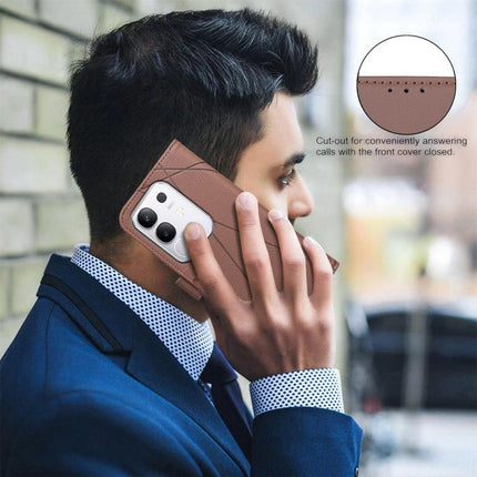 Geometric Pattern RFID Leather Phone Case, For vivo Y29 4G, For vivo Y38 5G / Y200i 5G, For vivo Y03 4G Global, For vivo Y78 5G / Y36