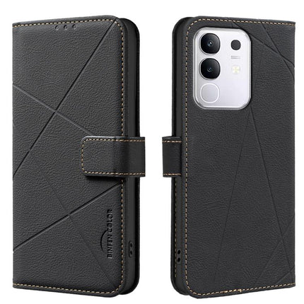 Geometric Pattern RFID Leather Phone Case, For vivo Y29 4G, For vivo Y38 5G / Y200i 5G, For vivo Y03 4G Global, For vivo Y78 5G / Y36