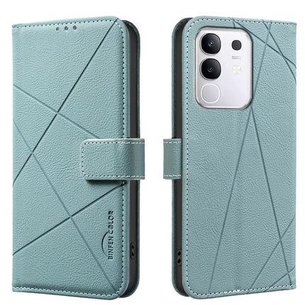 Geometric Pattern RFID Leather Phone Case, For vivo Y29 4G, For vivo Y38 5G / Y200i 5G, For vivo Y03 4G Global, For vivo Y78 5G / Y36