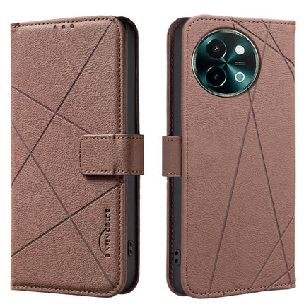 Geometric Pattern RFID Leather Phone Case, For vivo Y29 4G, For vivo Y38 5G / Y200i 5G, For vivo Y03 4G Global, For vivo Y78 5G / Y36