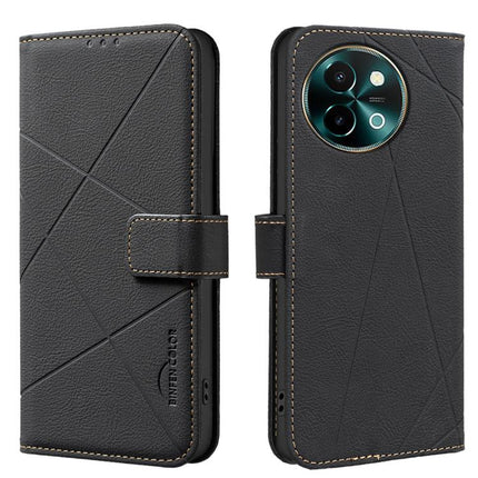 Geometric Pattern RFID Leather Phone Case, For vivo Y29 4G, For vivo Y38 5G / Y200i 5G, For vivo Y03 4G Global, For vivo Y78 5G / Y36