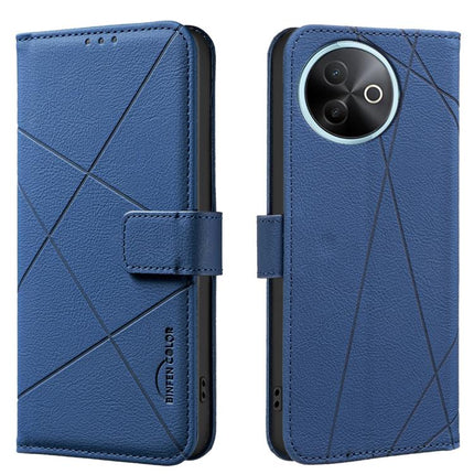 Geometric Pattern RFID Leather Phone Case, For vivo Y21 5G 2026 / Y05 4G, For vivo Y31 5G 2025, For vivo Y400 5G Global, For vivo Y39 5G