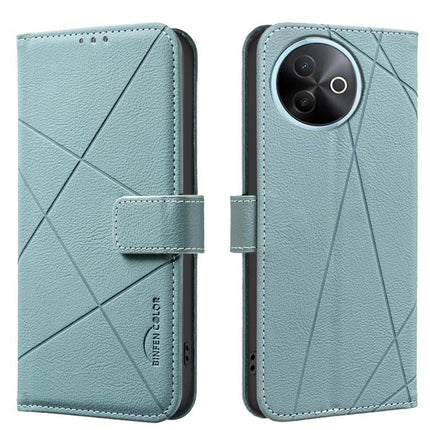 Geometric Pattern RFID Leather Phone Case, For vivo Y21 5G 2026 / Y05 4G, For vivo Y31 5G 2025, For vivo Y400 5G Global, For vivo Y39 5G