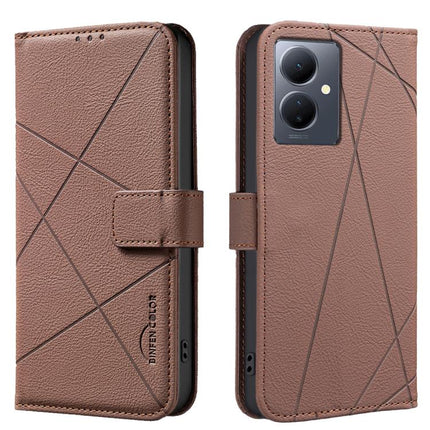 Geometric Pattern RFID Leather Phone Case, For vivo Y29 4G, For vivo Y38 5G / Y200i 5G, For vivo Y03 4G Global, For vivo Y78 5G / Y36