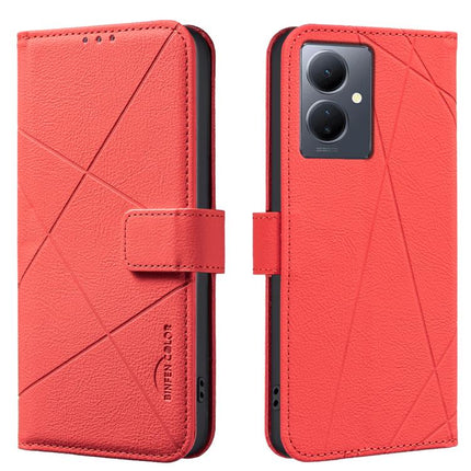 Geometric Pattern RFID Leather Phone Case, For vivo Y29 4G, For vivo Y38 5G / Y200i 5G, For vivo Y03 4G Global, For vivo Y78 5G / Y36