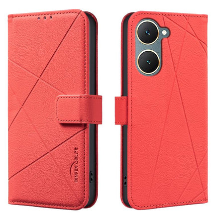 Geometric Pattern RFID Leather Phone Case, For vivo Y29 4G, For vivo Y38 5G / Y200i 5G, For vivo Y03 4G Global, For vivo Y78 5G / Y36