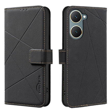 Geometric Pattern RFID Leather Phone Case, For vivo Y29 4G, For vivo Y38 5G / Y200i 5G, For vivo Y03 4G Global, For vivo Y78 5G / Y36
