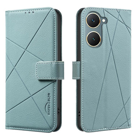 Geometric Pattern RFID Leather Phone Case, For vivo Y29 4G, For vivo Y38 5G / Y200i 5G, For vivo Y03 4G Global, For vivo Y78 5G / Y36