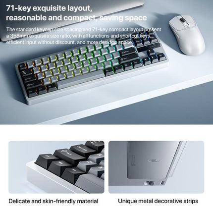 Xiaomi Mechanical Keyboard MK71 Pro Wired / 2.4G / Bluetooth Triple Mode Gaming Keyboard