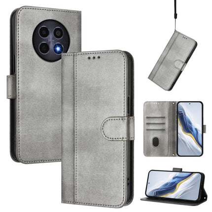 Line Splicing Buckle Retro Leather Phone Case, For Realme GT 7 Pro / GT7 Pro Racing, For Realme C63 5G Global, For Realme 12 5G / 12x 5G / C65 5G Global