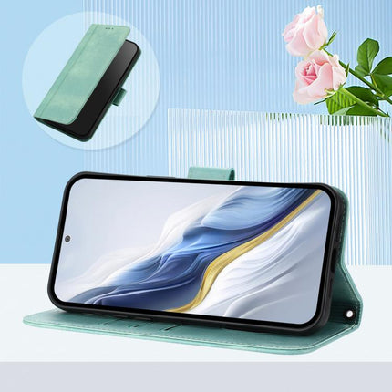 Line Splicing Buckle Retro Leather Phone Case, For Realme 16 5G Global, For Realme 16 Pro+ 5G Global, For Realme 16 Pro 5G Global
