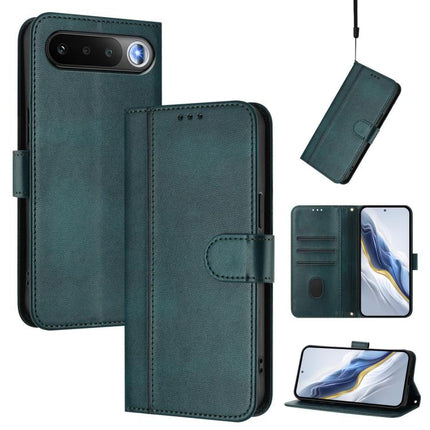 Line Splicing Buckle Retro Leather Phone Case, For Realme 16 5G Global, For Realme 16 Pro+ 5G Global, For Realme 16 Pro 5G Global