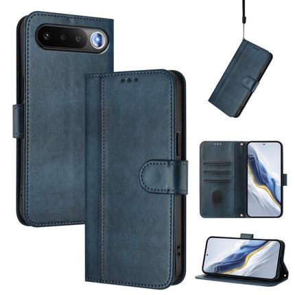 Line Splicing Buckle Retro Leather Phone Case, For Realme 16 5G Global, For Realme 16 Pro+ 5G Global, For Realme 16 Pro 5G Global