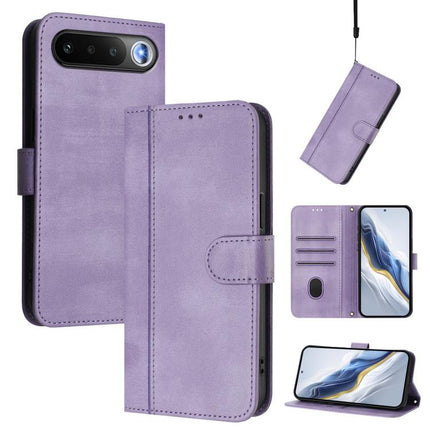 Line Splicing Buckle Retro Leather Phone Case, For Realme 16 5G Global, For Realme 16 Pro+ 5G Global, For Realme 16 Pro 5G Global