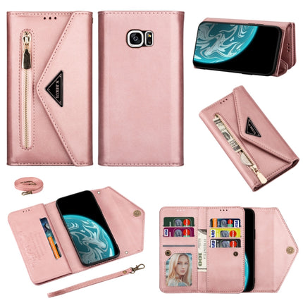 Skin Feel Zipper Horizontal Flip Leather Case with Holder & Card Slots & Photo Frame & Lanyard & Long Rope, For Samsung Galaxy J5 (2017) / J530 EU Version, For Samsung Galaxy J7 (2017) / J730 EU Version, For Samsung Galaxy S7, For Samsung Galaxy S7 edge