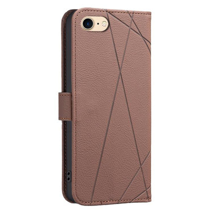 Geometric Pattern RFID Leather Phone Case, For iPhone 6 / 7 / 8 / SE, For iPhone 13 Pro Max, For iPhone 13 Pro, For iPhone 12 / 12 Pro