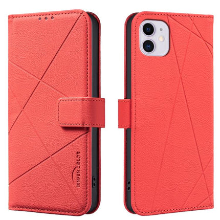 Geometric Pattern RFID Leather Phone Case, For iPhone 6 / 7 / 8 / SE, For iPhone 13 Pro Max, For iPhone 13 Pro, For iPhone 12 / 12 Pro