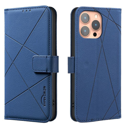 Geometric Pattern RFID Leather Phone Case, For iPhone 6 / 7 / 8 / SE, For iPhone 13 Pro Max, For iPhone 13 Pro, For iPhone 12 / 12 Pro
