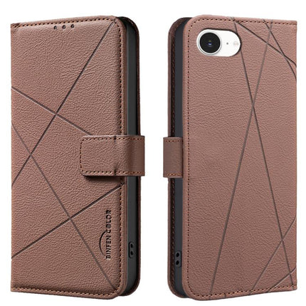 Geometric Pattern RFID Leather Phone Case, For iPhone 18 Pro/17 Pro, For iPhone 18 Pro Max/17 Pro Max, For iPhone 16e / 17e, For iPhone 17