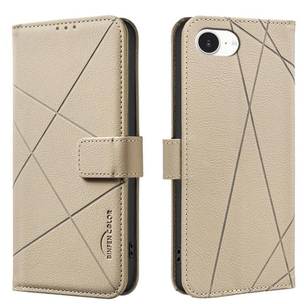 Geometric Pattern RFID Leather Phone Case, For iPhone 18 Pro/17 Pro, For iPhone 18 Pro Max/17 Pro Max, For iPhone 16e / 17e, For iPhone 17