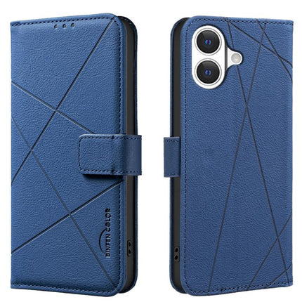 Geometric Pattern RFID Leather Phone Case, For iPhone 17 Pro Max, For iPhone 17 Pro, For iPhone 17, For iPhone Air